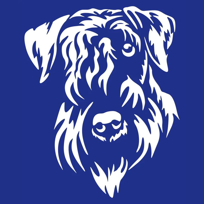 Cesky Terrier Head "Black Edition"