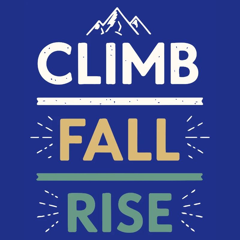 Climbs Falls Raises Mountain