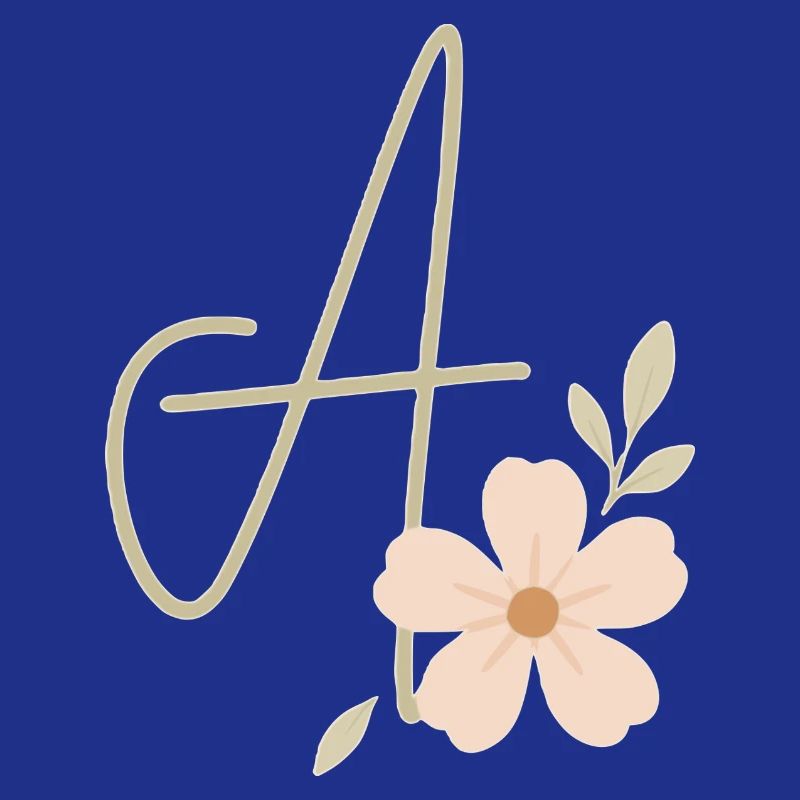 Monogramme A Floral