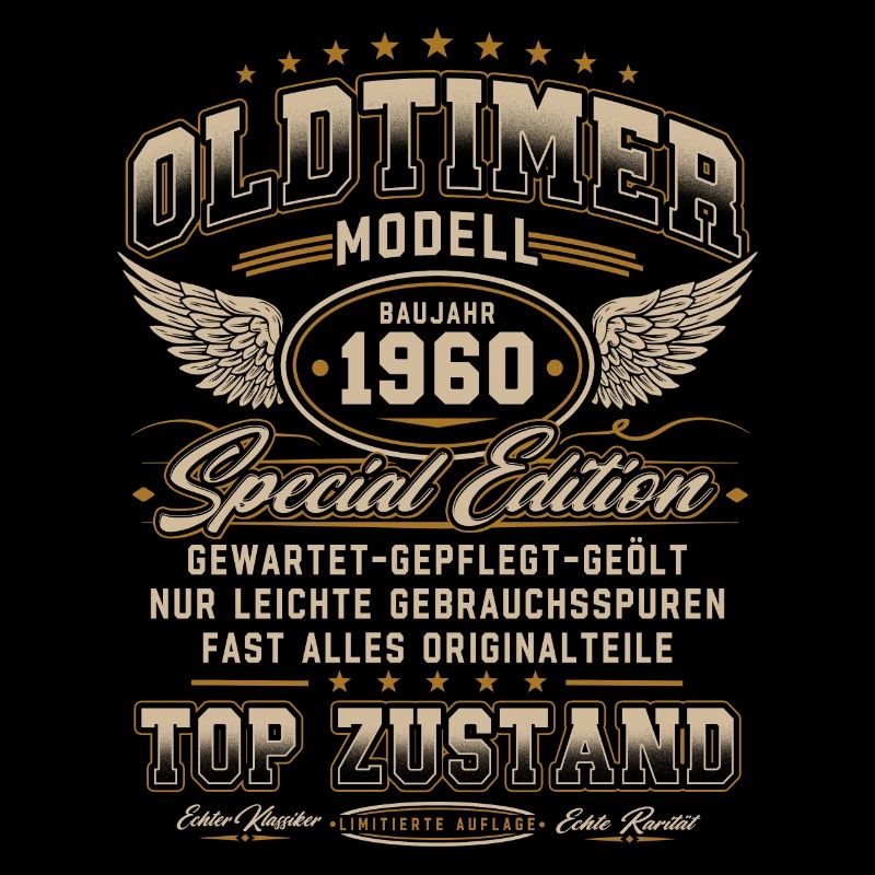 Oldtimer Baujahr 1960 Jahrgang Geburtstag Geschenk