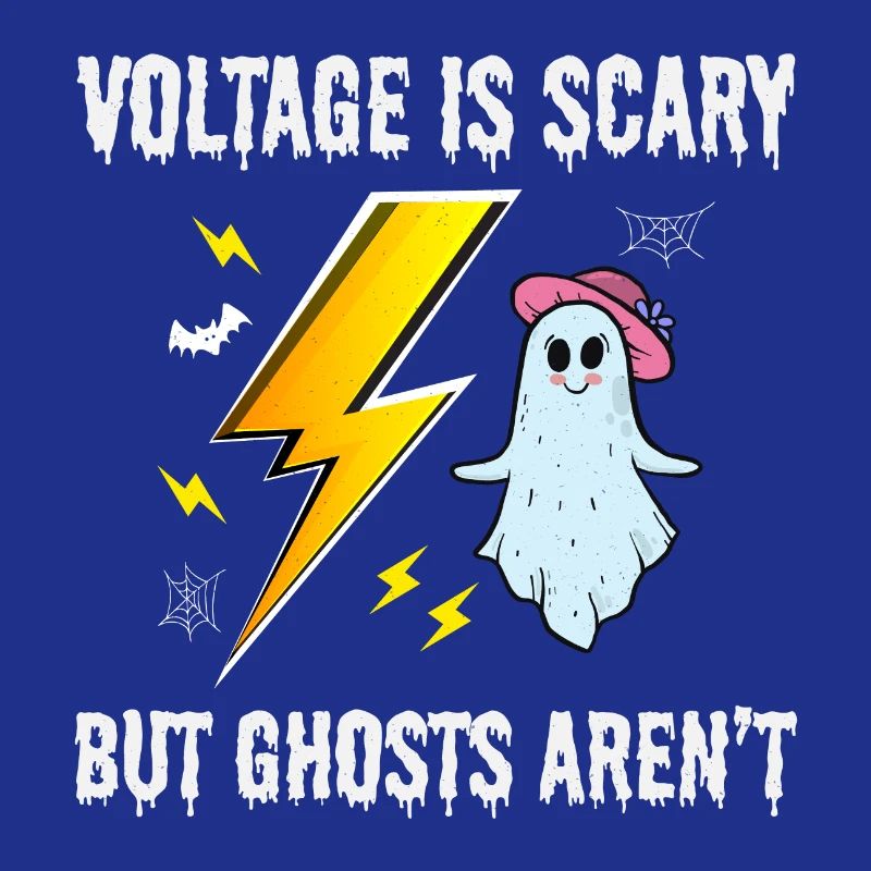 Electrician Halloween Electrical Technician Ghost