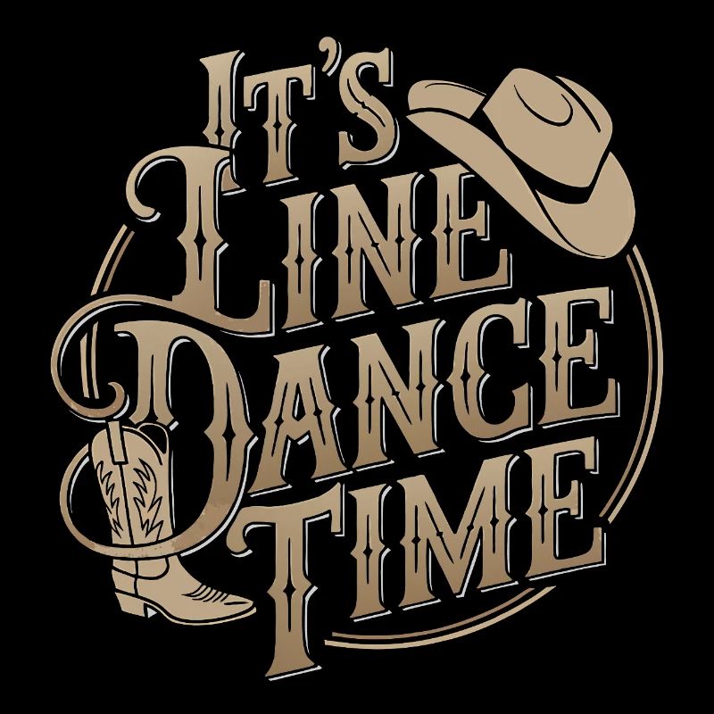 Line Dance Zeit Line Dancing Tanzen