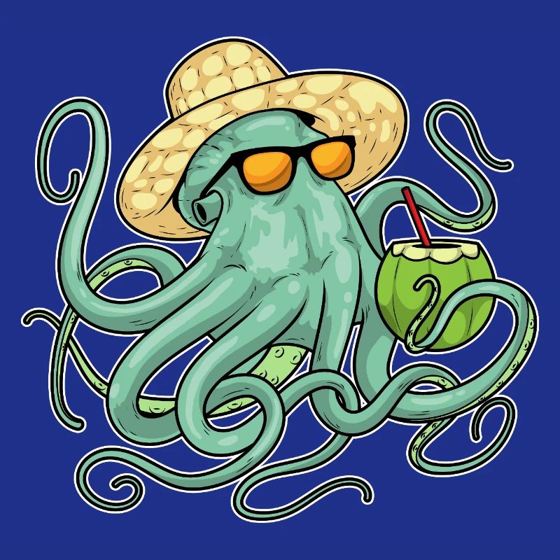 Octopus Beach Coconut Summer