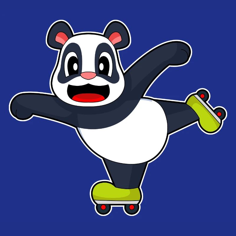 Panda Inline skating roller skates