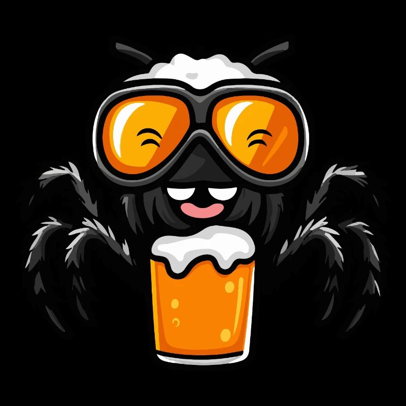 Tarantula Après Ski Beer Comic