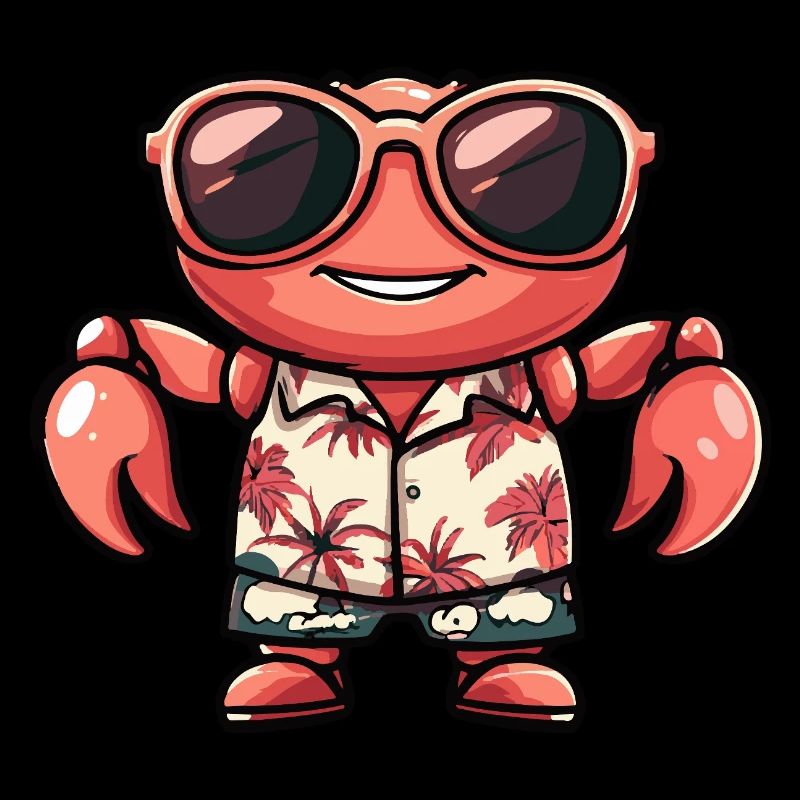 Krebs Krabbe Cool Sommer
