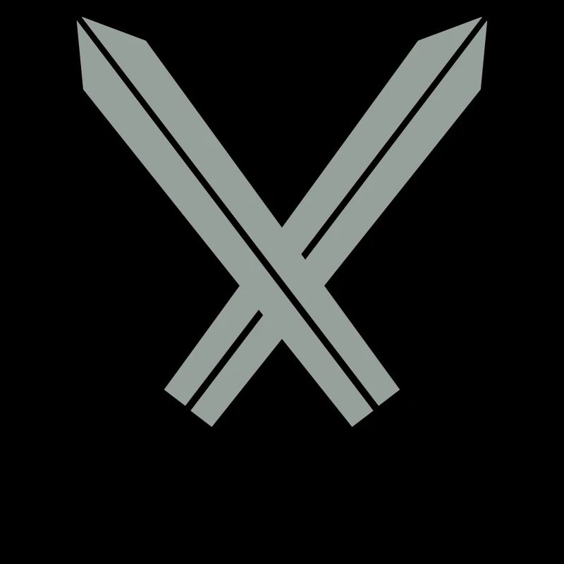 Crossed swords