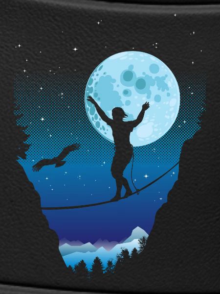 Moonlight slackline