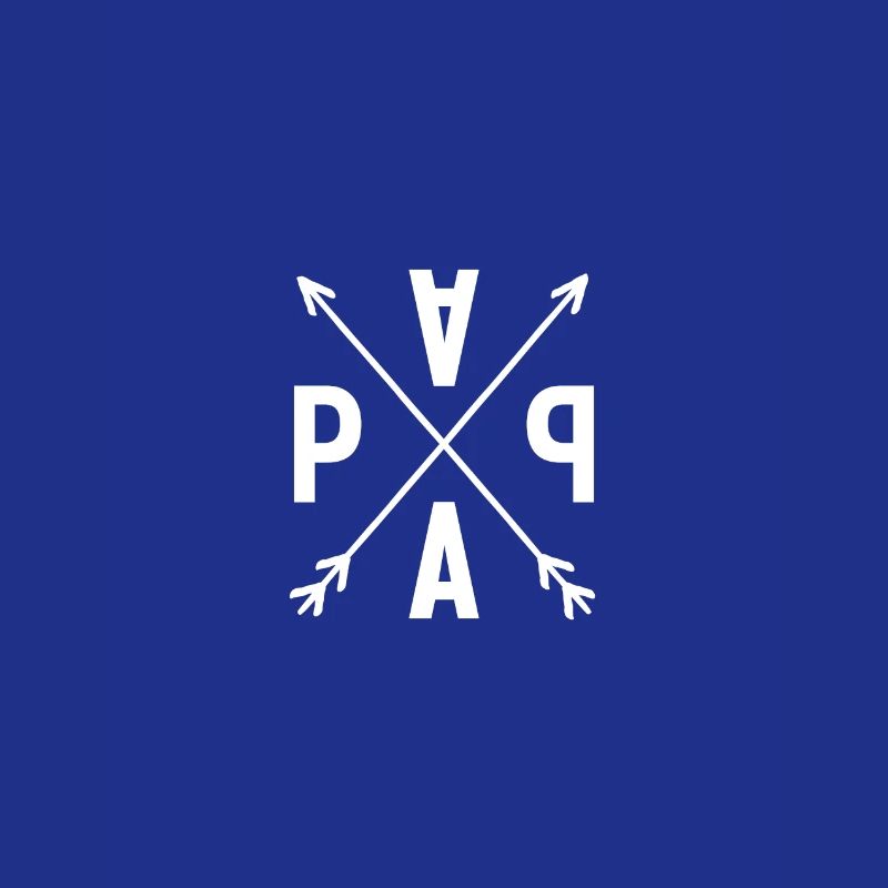 Bester Papa Statement Emblem Logo