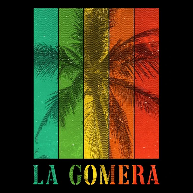 La Gomera Summer Sun Beach Sea Palm Trees
