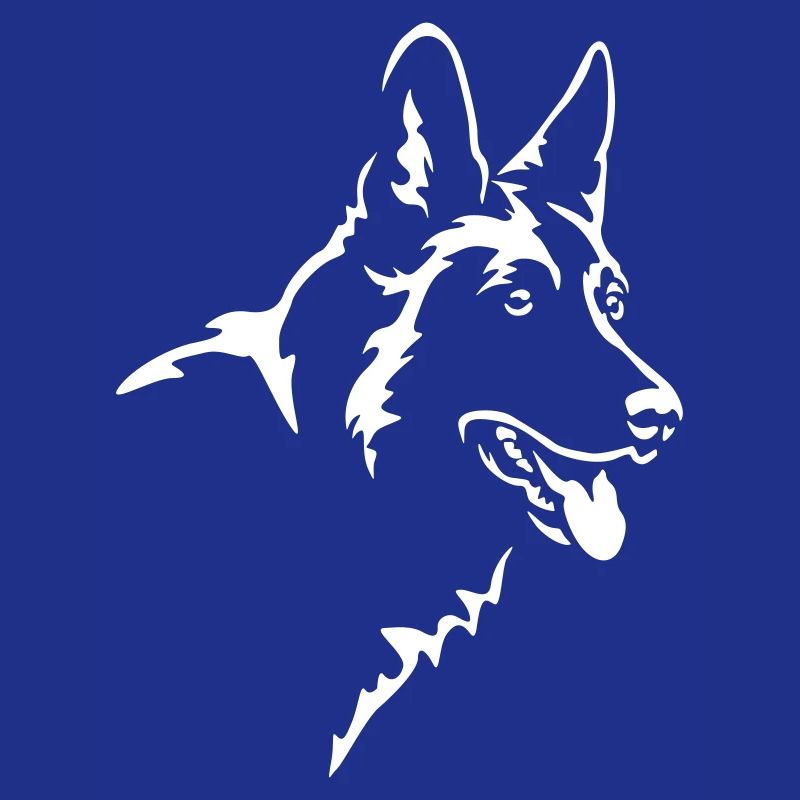 German Shepherd Head "Black Edition"