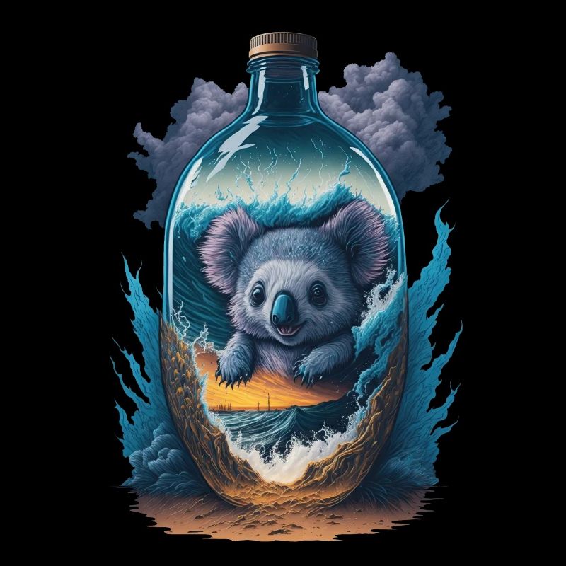 Koala In Bottle