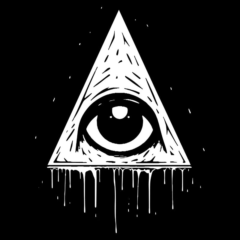 Triangle de tristesse (NO1) - une couleur