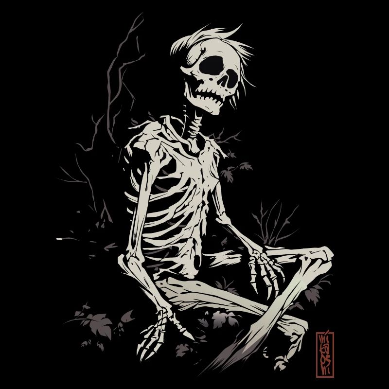 Sitting Skeleton