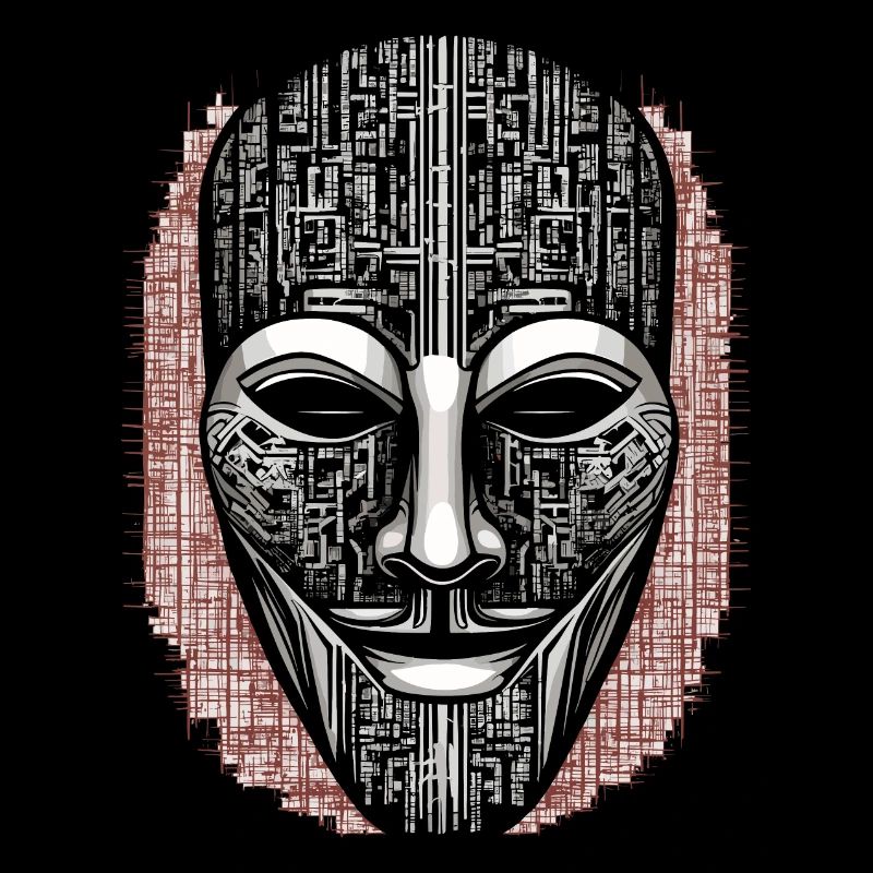 Masque de hacker anonyme