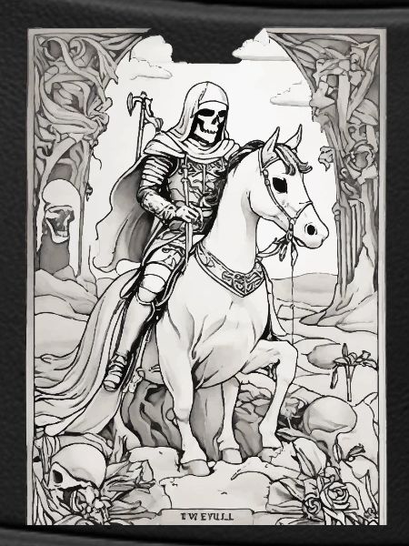 Todesreiter Tarot Illustration