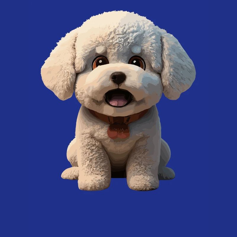 Chiot mignon avec un regard joyeux
