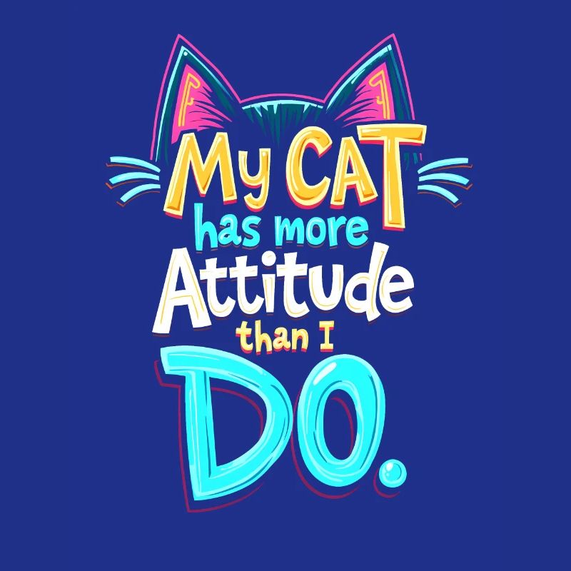 MON CHAT A PLUS D’ATTITUDE QUE MOI