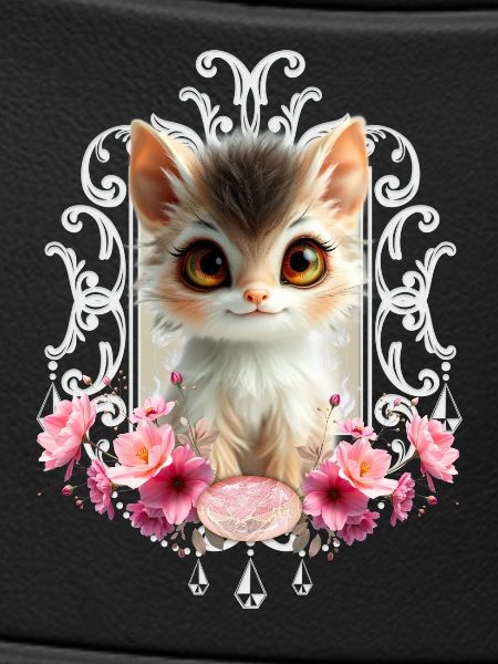 Lovely and fluffy kitten