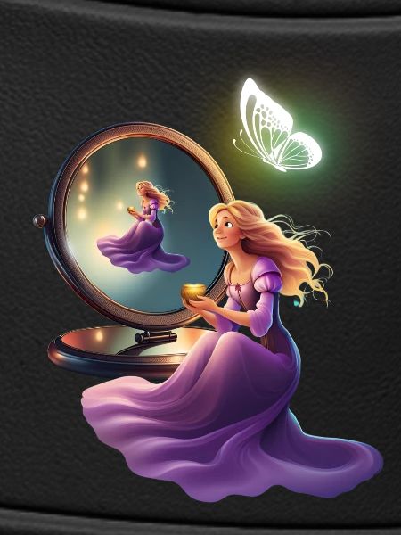 Princesse devant le miroir