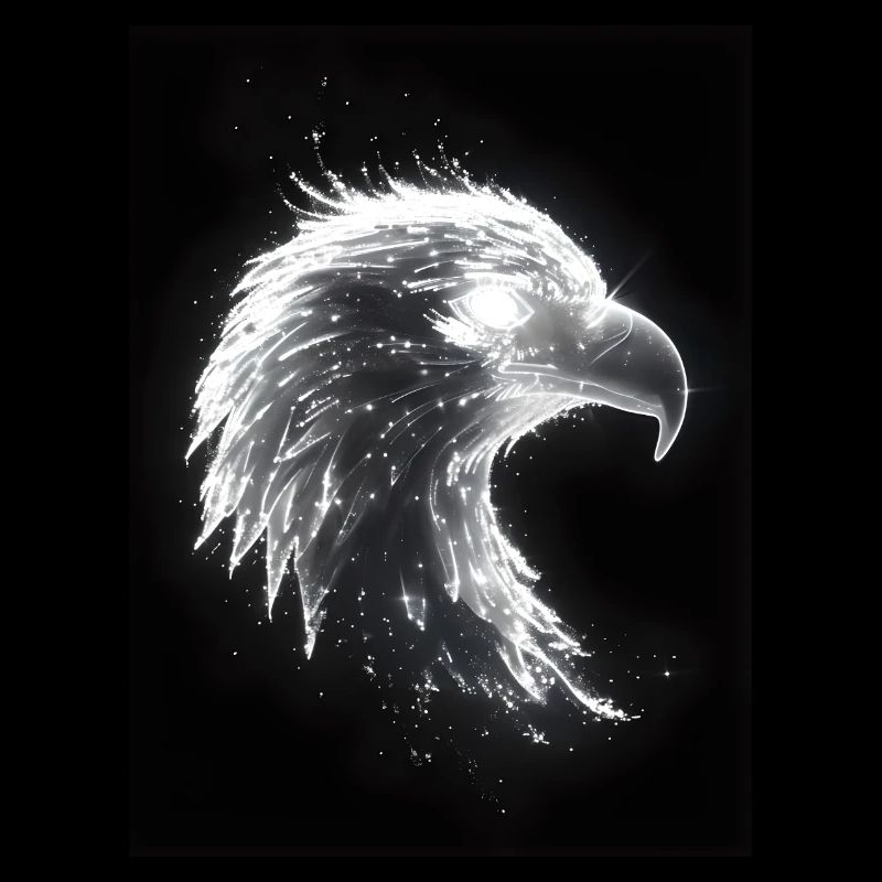 Cadeau Eagle Neon Glow