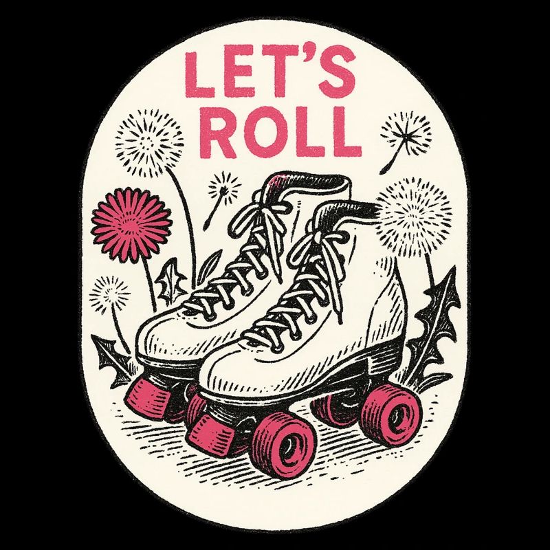Patins à roulettes rétro Let’s Roll