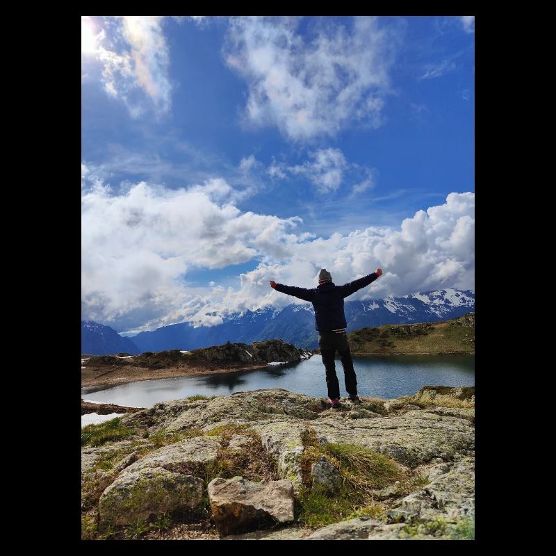 Triumphgipfel an der Spitze