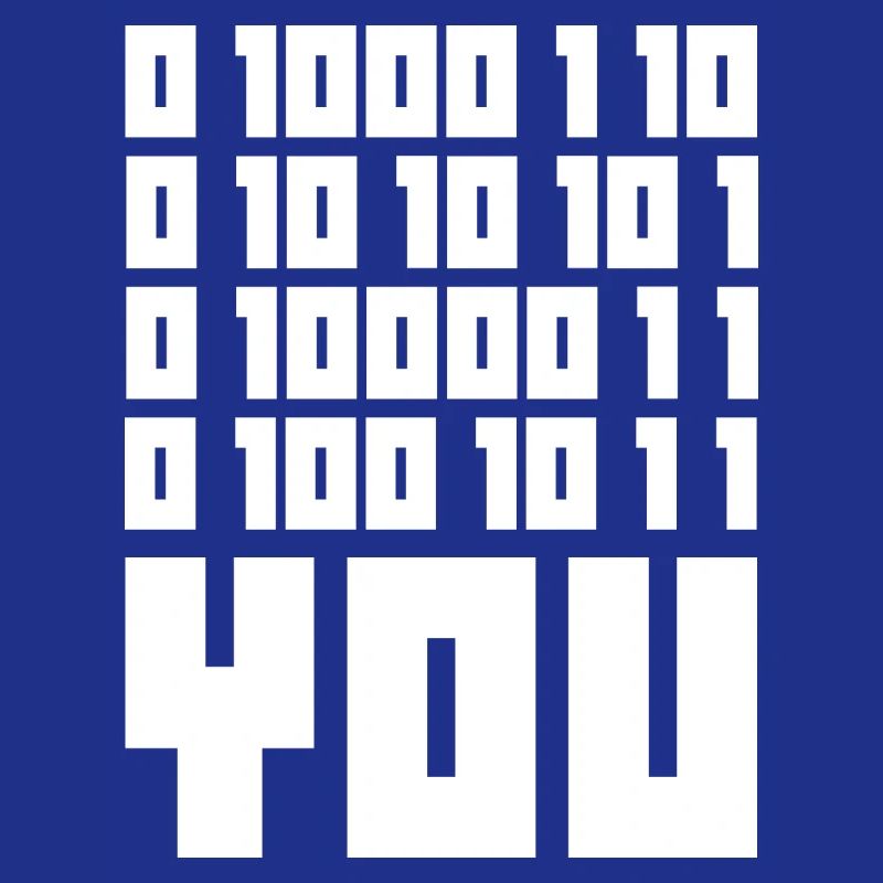 Binärcode F**k YOU – Geek Code & Nerd Humo