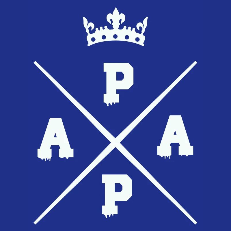 Kreuzendes Papa krone Logo