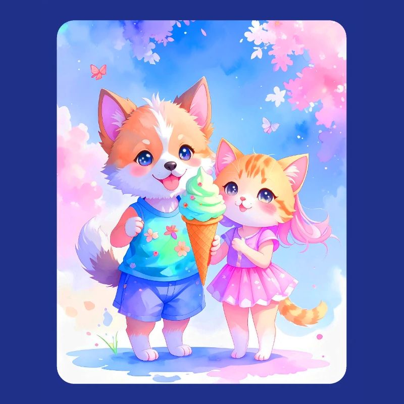 Hündchen, Kätzchen & Eiscreme
