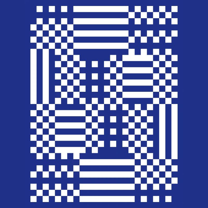 GridFlux Monochrome Optical Pattern