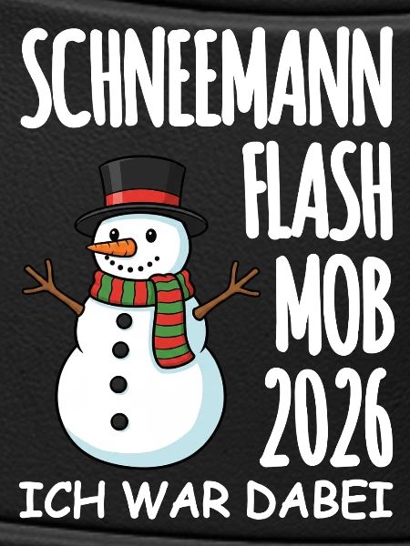 Snowman flash mob