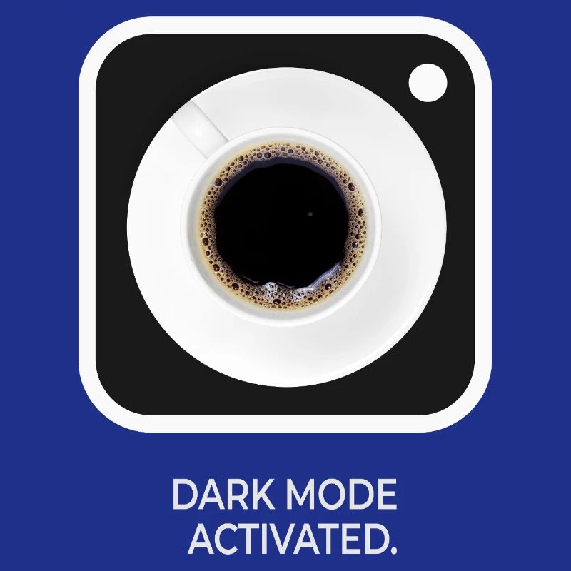 Dark Mode Activated Kaffee Spruch Design