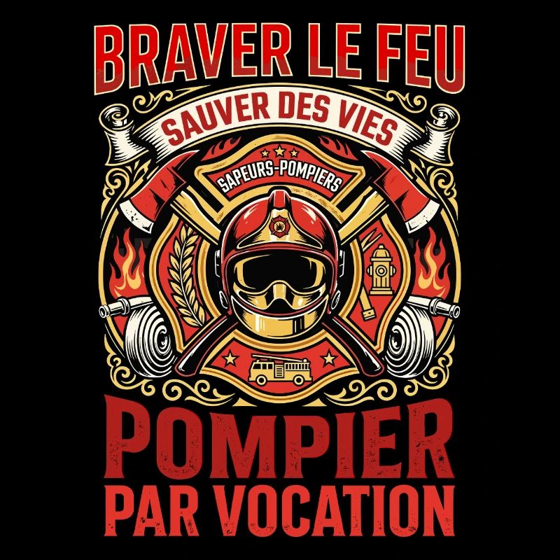 Pompier sapeur pompier feu héros vocation