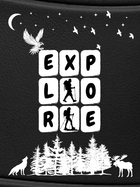 Graphique Explorer le camping