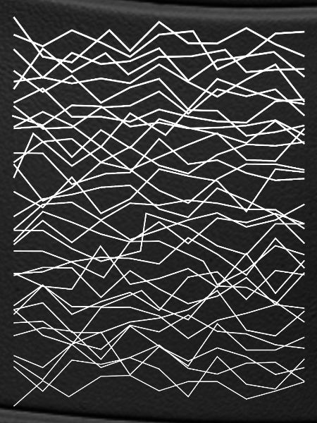 Ondulations chaotiques de lignes
