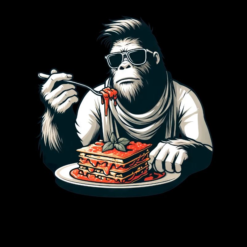 Bigfoot Sasquatch Lasagne Élégant Moderne