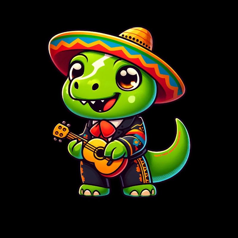 Dino Mariachi Cinco de Mayo Guitare