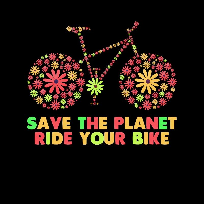 Fahrrad 70er Jahre Blumen