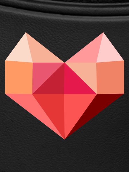 Heart pink