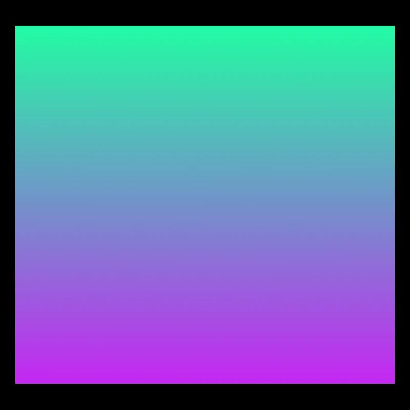 Rainbow gradient turquoise green purple violet