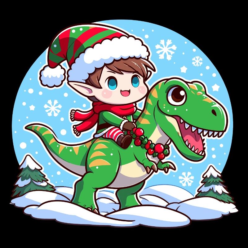 Elf und T-Rex
