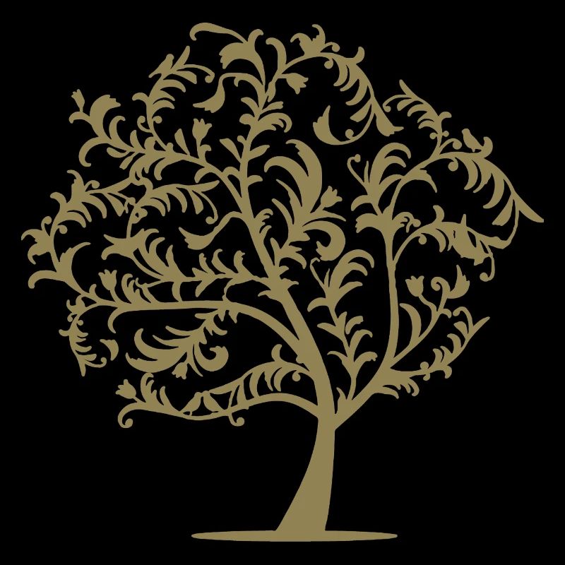 Minimalist Tree Birds Spring Silhouette