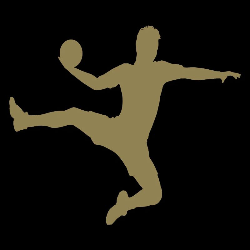 Handball Silhouette Minimalist Style