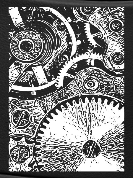 Zahnrad Clockwork Muster
