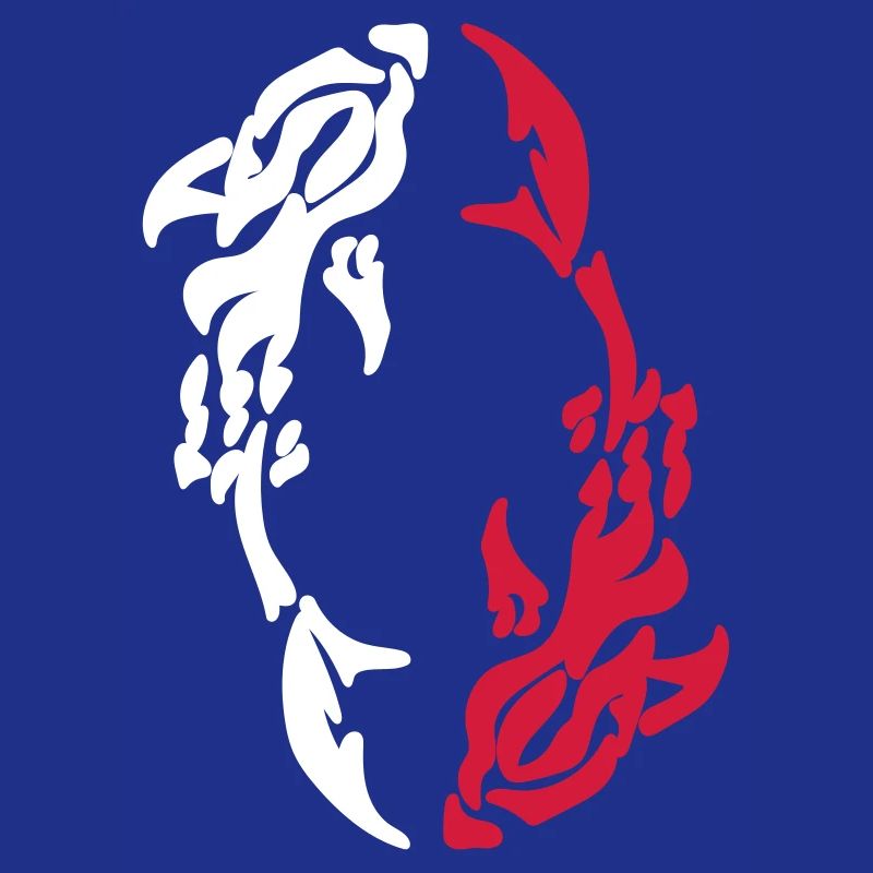 Yin Yang - Koi Carp - Vector Design