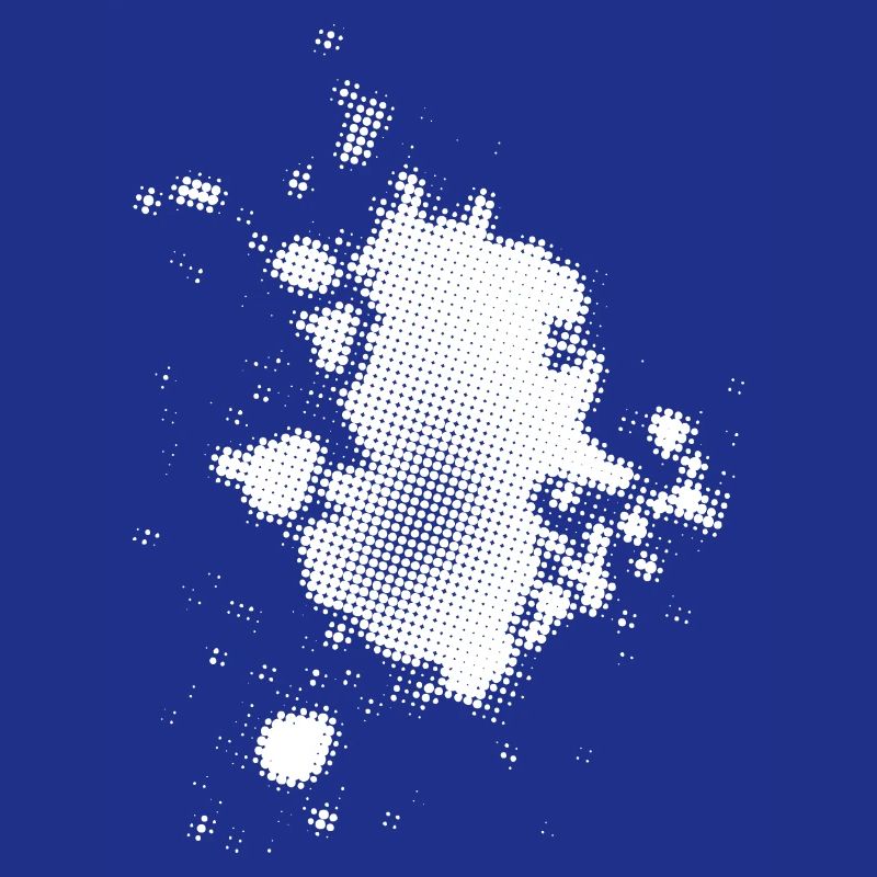 Flash, Dots Background Asymmetrical | rasterized