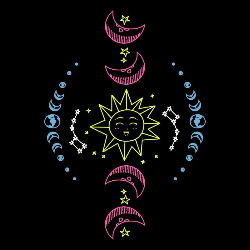 Sonne Mond und Erde