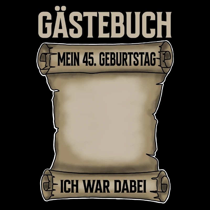 45. Geburtstag Gästebuch