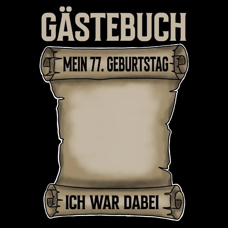 77. Geburtstag Gästebuch